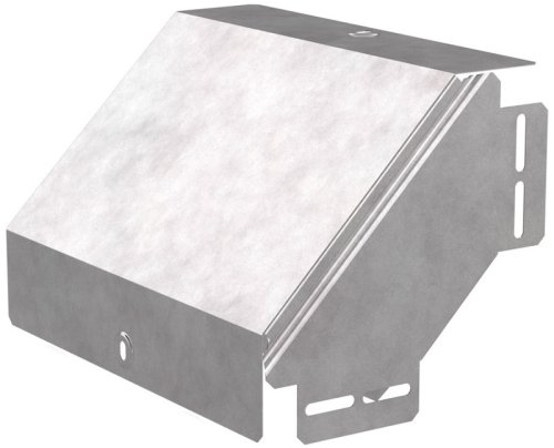 Угол для лотка вертикальный внешний с крышкой Промрукав Стандарт 90град. 300х100 фото Угол для лотка вертикальный внешний с крышкой Промрукав Стандарт 90град. 300х100 картинка